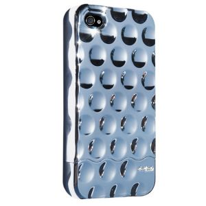 Чехол Hard Candy Cases Bubble Slider Chrome/Chrome for iPhone 4 (BS4G-CHR-CHR)